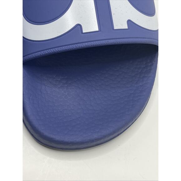 Salvatore Ferragamo Groove II Gancini Sports Pool Slides Purple Women Sz 7.5 US - Picture 4 of 16